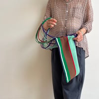 [pips]  Cotton Handwoven Hammock bag / neon