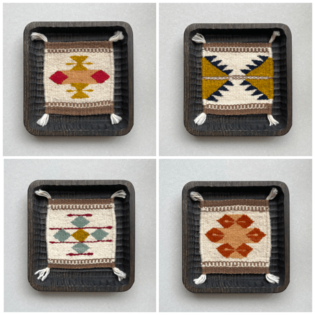 [ARTE ZAPOTECO] Wool Coaster / 12cm x 12cm