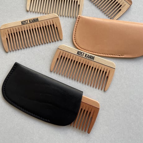 [KOSTKAMM]  Wooden Mini Pocket Comb /  19b