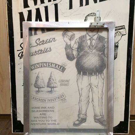 シルクスクリーン（アルミ枠/Lサイズ）