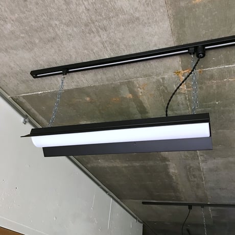 2台セット【B-LS20】 ダクトレール用　一体型LEDライト　笠付き  つや消し黒