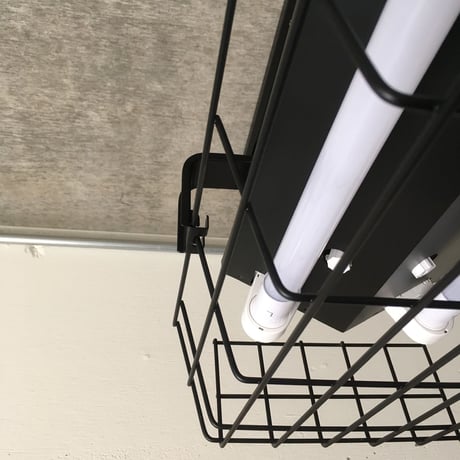 【B-2L20GW】配線ダクトレール用 2灯LED ライト つや消し黒 　ガード付き 照明器具