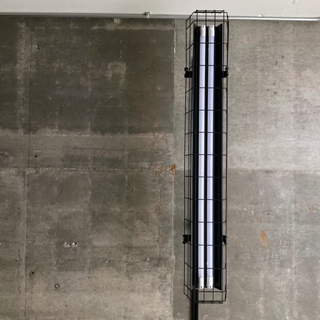 【B-2LG】ダクトレール用２灯LEDライト  つや消し黒　笠付き　ガード