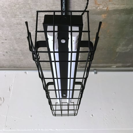 【B-2L20G】配線ダクトレール用 2灯LED ライト つや消し黒 　ガード付き 照明器具