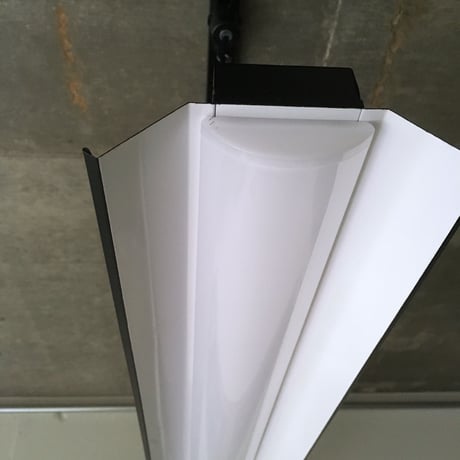 2台セット【BW-LS】 ダクトレール用　一体型LEDライト　笠付き  つや消しブラック