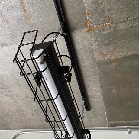 【B-1KG16】配線ダクトレール用1灯　Hf蛍光灯器具   ガード付き つや消し黒
