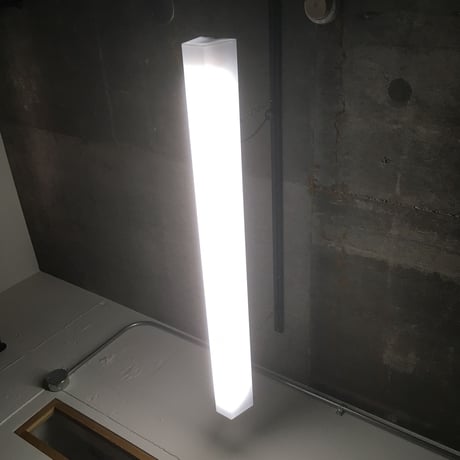 【NC-2L】2灯LEDライト ダクトレール用  乳白アクリルカバー  付き