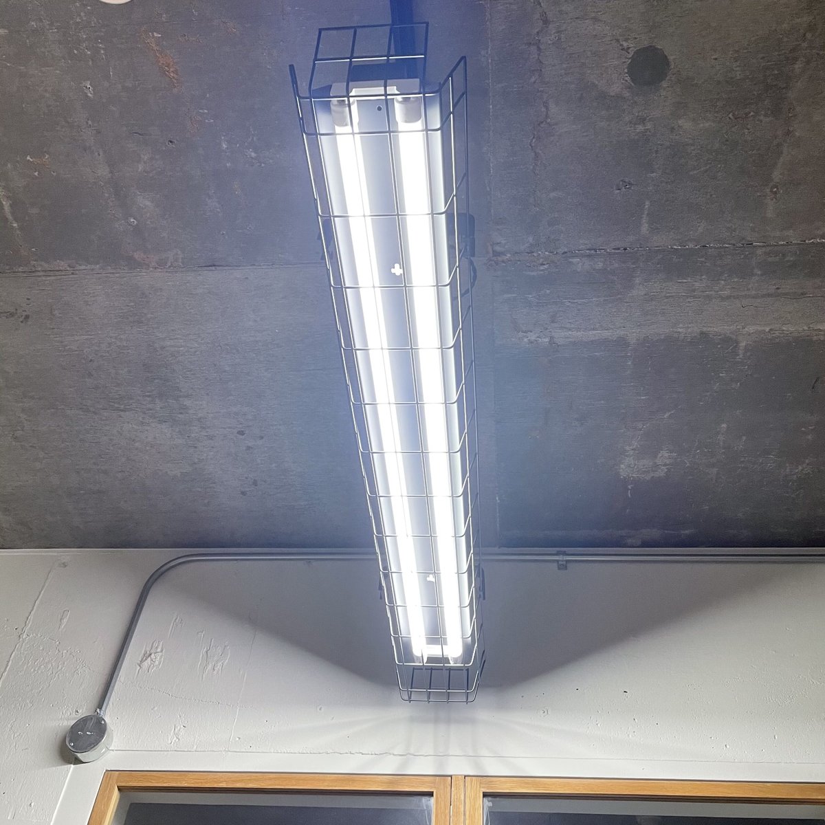 B-P2LG】L型ピンLEDライト ダクトレール用 2灯 笠付き つや消し黒