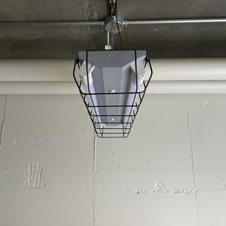 【GR-2L20GH】2灯LEDライト つや消しグレー　引っ掛けシーリング用ガード　照明器具アイアン