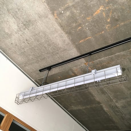 【GR-1LSG02】ダクトレール用 1灯 LEDライト　 半ツヤグレー ステンレスガード 照明器具