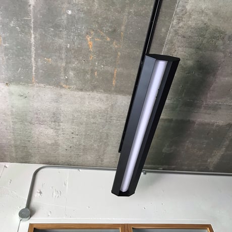 【B-2LSCF】 ２灯相当　配線ダクトレール用　一体型LEDライト  つや消しブラック