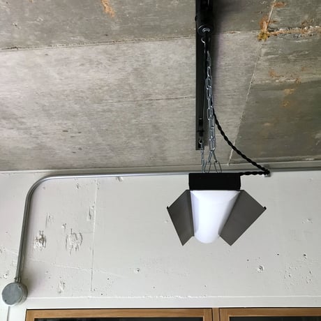 2台セット【B-LS20】 ダクトレール用　一体型LEDライト　笠付き  つや消し黒