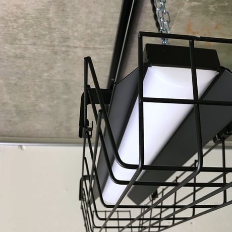 【B-LSG20】 ダクトレール用　一体型LEDライト　笠、ガード付き  つや消し黒
