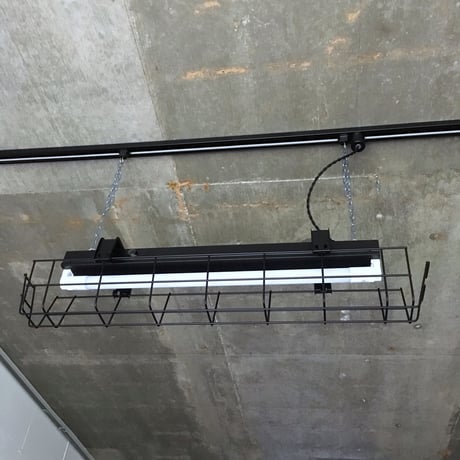 2台セット【2B-1LG20】ダクトレール用１灯LEDライト    ガード付き つや消し黒