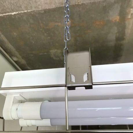 【W20-2LSG】ダクトレール用LED２灯  ステンレスガード付き 照明器具