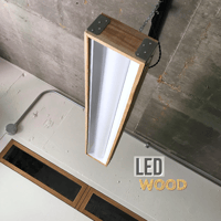 【WO-LS】 ダクトレール用　一体型LEDライト  木枠　ウッド