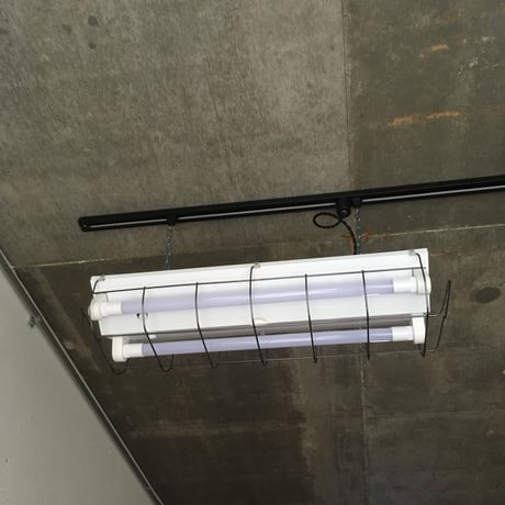 【W-2L20GK】2灯　LED蛍光灯　ホワイト ダクトレール用　照明器具