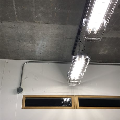 ２台セット【GR20-2LSG】ダクトレール用LED２灯  ステンレスガード付き 照明器具