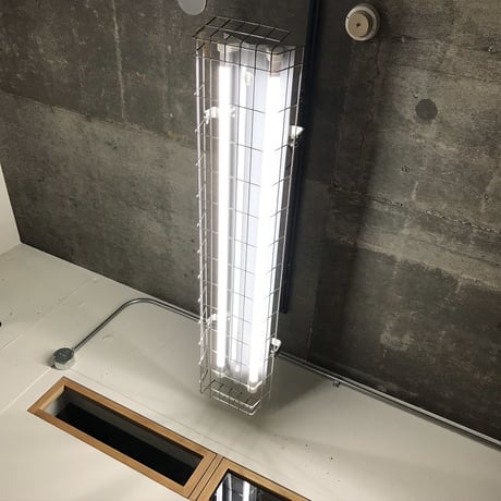 【GR-2LSWG】配線ダクトレール用 ２灯 LEDライト   ステンレスガード　半ツヤグレー　照明器具