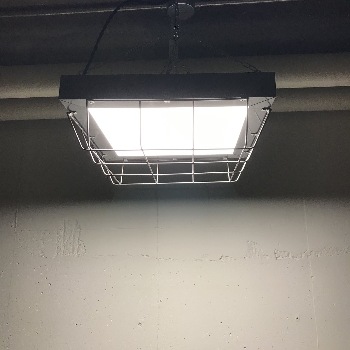 WD-SQ】ダクトレール用 LEDライト スクエア アイアンガード 照明器具