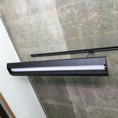 【B-2LSCF】 ２灯相当　配線ダクトレール用　一体型LEDライト  つや消しブラック