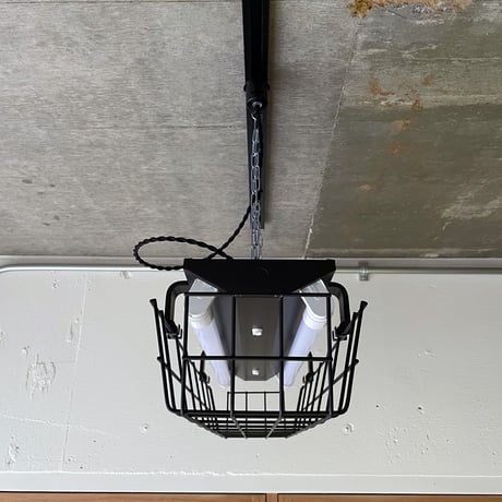 【B-2L20G-F】配線ダクトレール用 2灯LED ライト つや消し黒 　ガード付き 照明器具