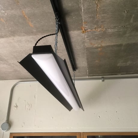 2台セット【B-LS-T】 2台セット ダクトレール用　一体型LEDライト　笠付き  つや消しブラック