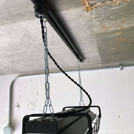 【B-LSG20】 ダクトレール用　一体型LEDライト　笠、ガード付き  つや消し黒