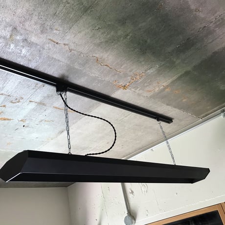 【B-2LSCF】 ２灯相当　配線ダクトレール用　一体型LEDライト  つや消しブラック