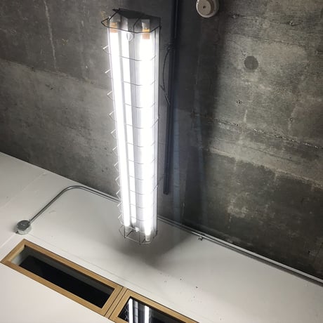 【C-2LWG】 ダクトレール用1灯LEDライト　無骨　アイアンワイヤーガード　  照明器具