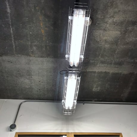 ２台セット【GR20-2LSG】ダクトレール用LED２灯  ステンレスガード付き 照明器具