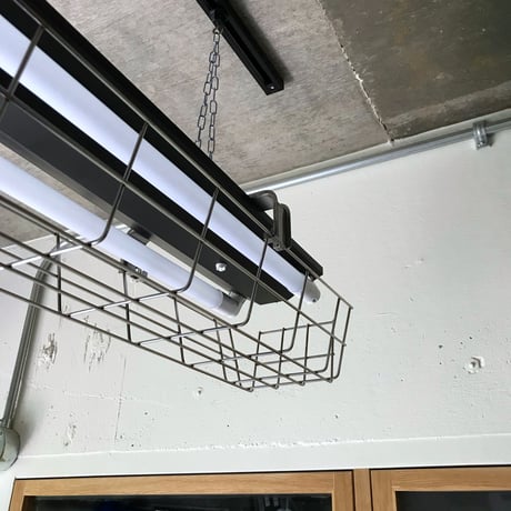 【B-2LSG01】ダクトレール用 ２灯 LEDライト 逆富士　ステンレスガード　つや消しブラック  照明器具