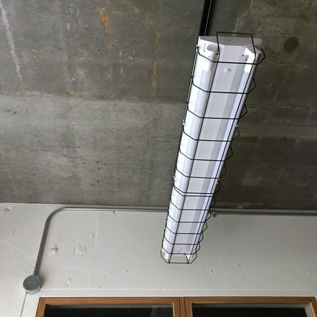 【W-2LWG】 ダクトレール用1灯LEDライト　ホワイト　アイアンワイヤーガード　  照明器具