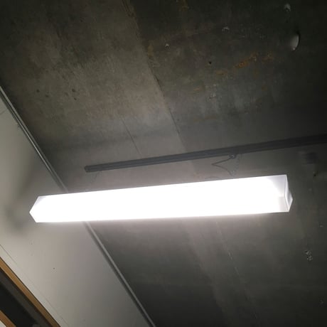 【NC-2L】2灯LEDライト ダクトレール用  乳白アクリルカバー  付き