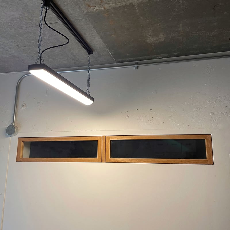 B-LB20】 ダクトレール用 バータイプ 一体型LEDライト つや消し黒