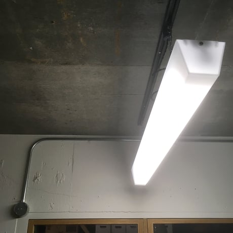 【NC-2L】2灯LEDライト ダクトレール用  乳白アクリルカバー  付き