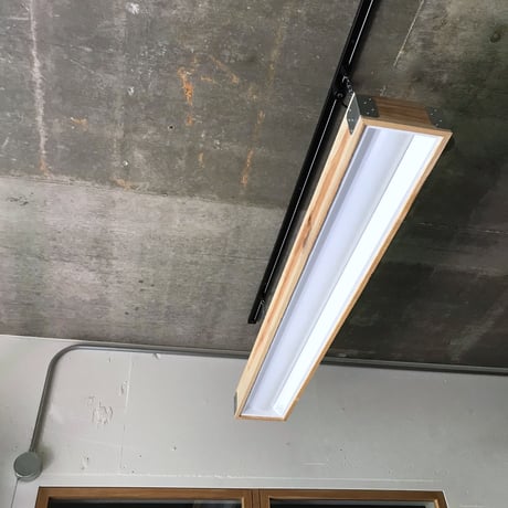 【WO-LS】 ダクトレール用　一体型LEDライト  木枠　ウッド