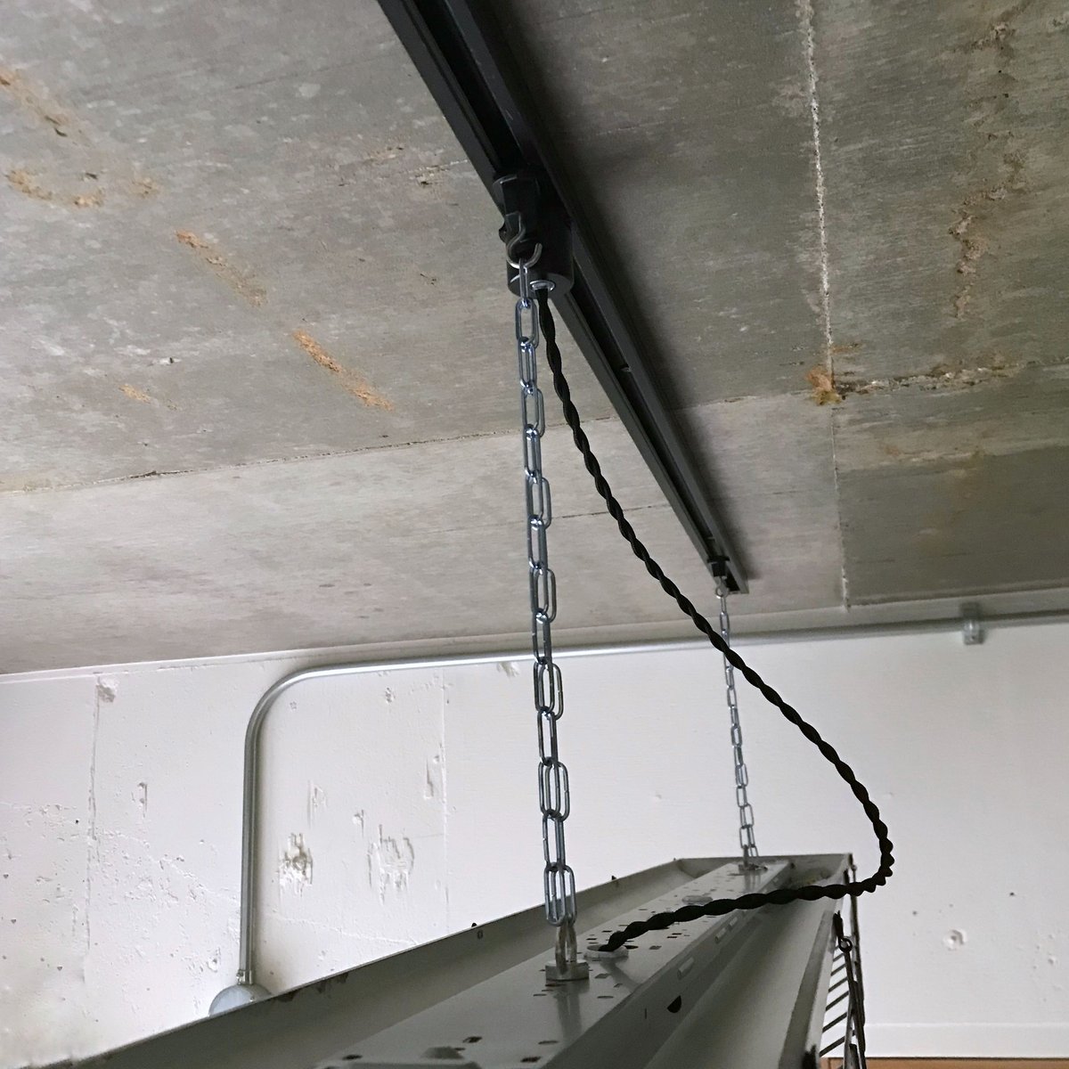 C-2LWG】 ダクトレール用1灯LEDライト 無骨 アイアンワイヤー