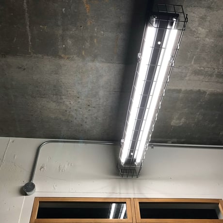 【B-2LG01】ダクトレール用 ２灯 LEDライト 　逆富士　ガード付き　つや消しブラック  照明器具