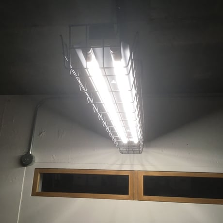 【GR-2LG】ダクトレール用 ２灯 LEDライト 笠、 ガード付き　つや消しグレー 照明器具