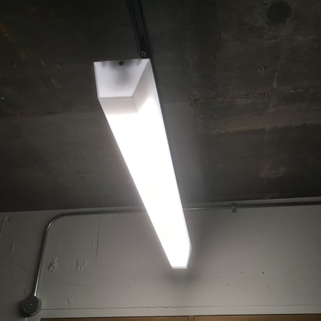 【NC-2L】2灯LEDライト ダクトレール用  乳白アクリルカバー  付き