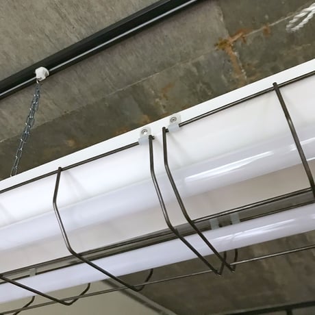 【W-2LWG】 ダクトレール用1灯LEDライト　ホワイト　アイアンワイヤーガード　  照明器具