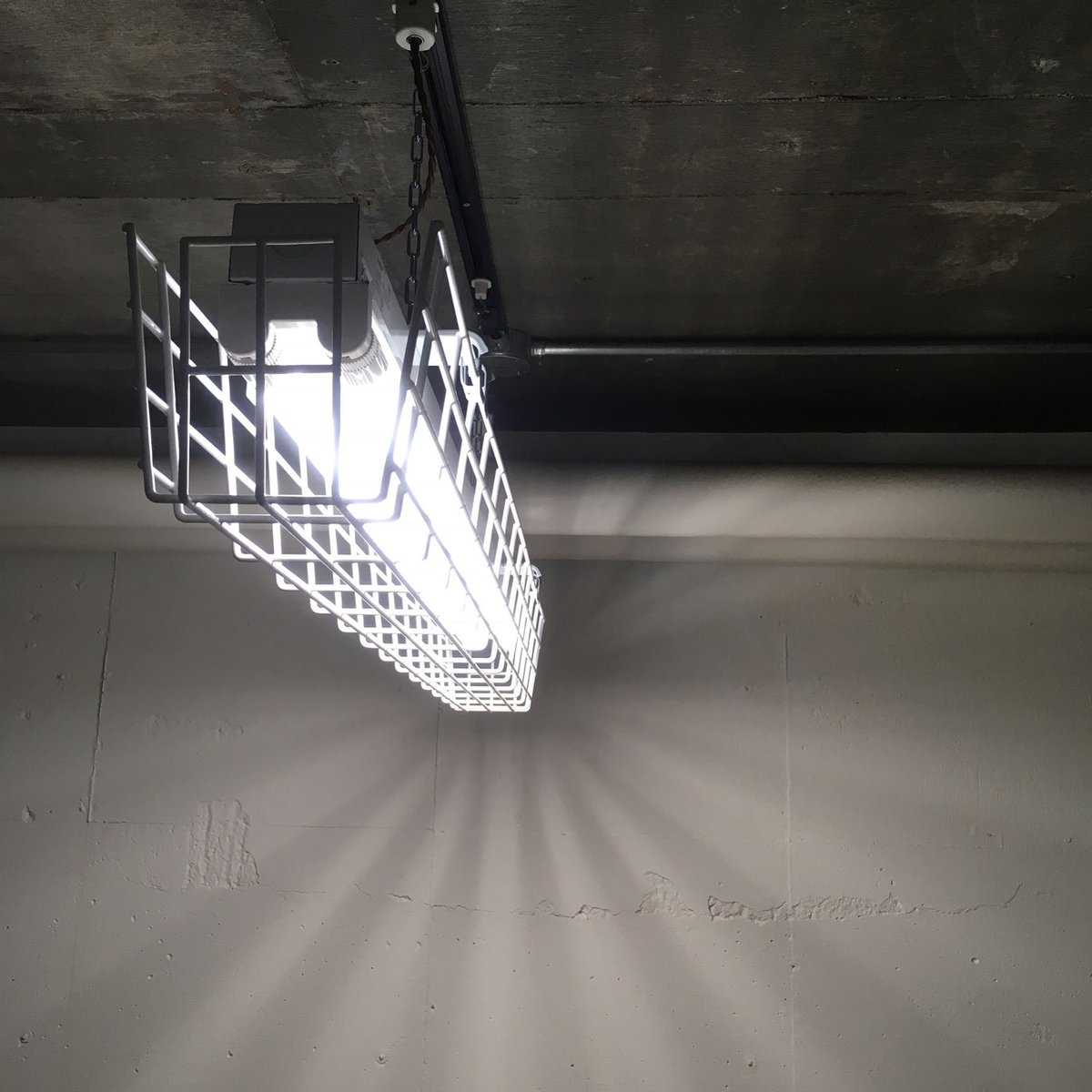 仕様変更あり］2台セット【W-2LG03】ダクトレール用LEDライト 笠なし