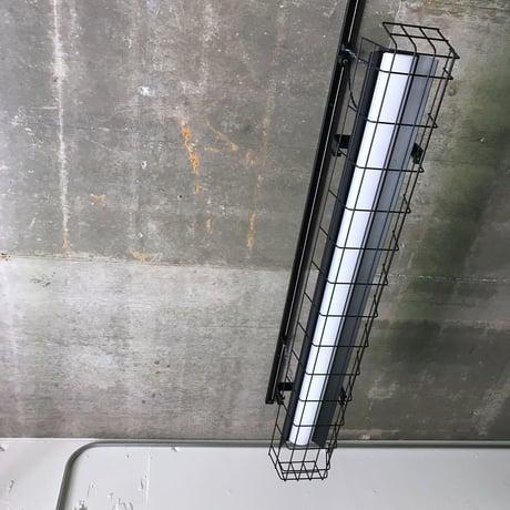 【B-ULG】LEDライトバー 一体型  笠付き　ガード　 つや消し黒