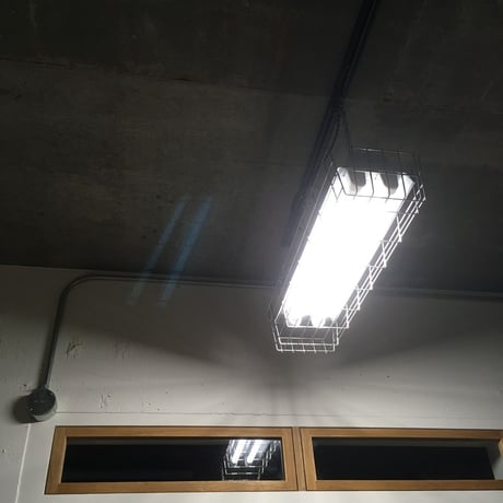 ５台×【GR20-2LSGK】2灯 ステンレスガード付き　LED蛍光灯　 ダクトレール用　照明器具