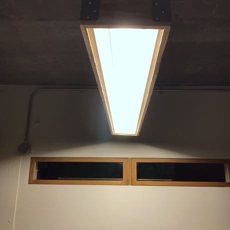 【WO-LS】 ダクトレール用　一体型LEDライト  木枠　ウッド