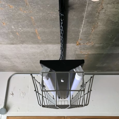 【B-2LSG01】ダクトレール用 ２灯 LEDライト 逆富士　ステンレスガード　つや消しブラック  照明器具