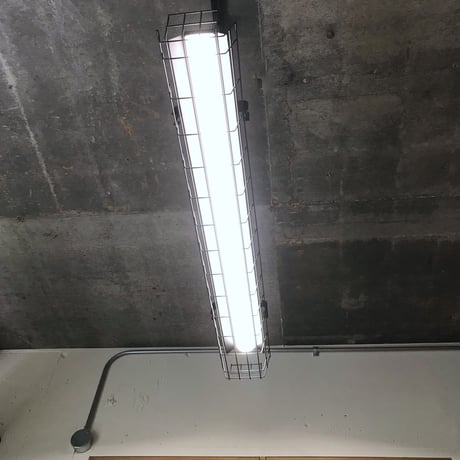 【B-ULG】LEDライトバー 一体型  笠付き　ガード　 つや消し黒