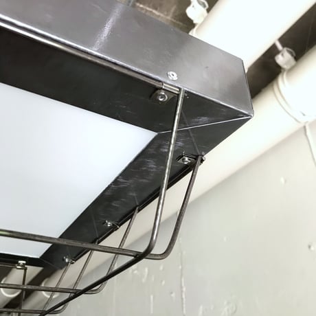 ２台セット（本体はつや消し白に変更）【WD-SQ】ダクトレール用 LEDライト スクエア　アイアンガード　 照明器具