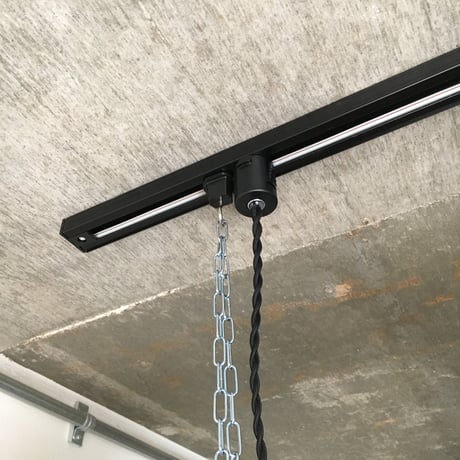 【GR-1LSG02】ダクトレール用 1灯 LEDライト　 半ツヤグレー ステンレスガード 照明器具